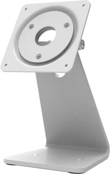 MACLOCKS Tablet Kiosk Stand 360 Table Top Mount - White